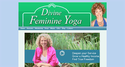 Desktop Screenshot of divinefeminineyoga.com